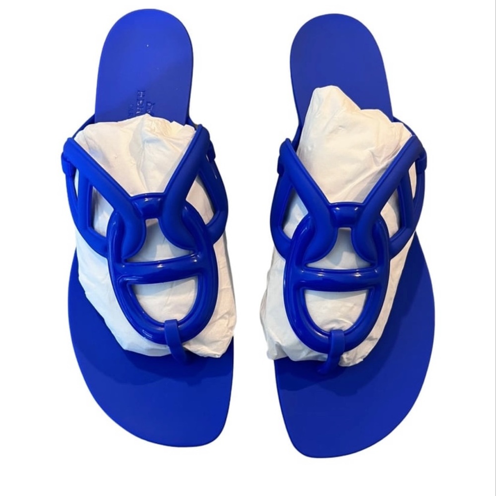 Hermes Egerie sandals.